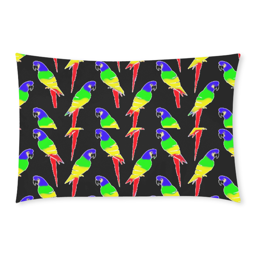 Rainbow parrots 3-Piece Bedding Set