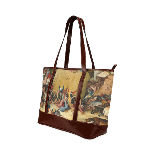 Hieronymus Bosch-The Haywain Triptych 2 Tote Handbag (Model 1642)