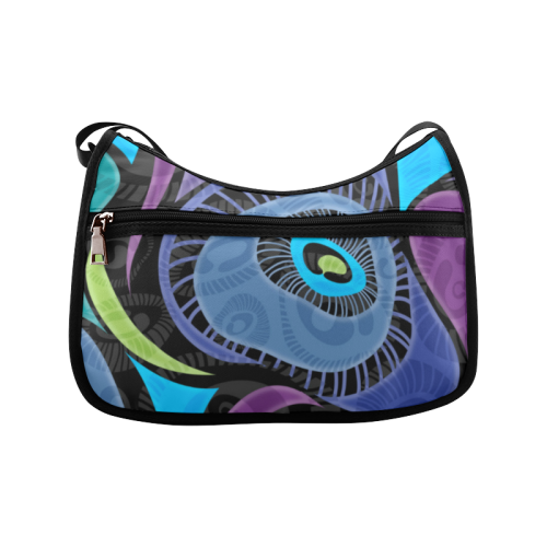 Bold Feather Crossbody Bags (Model 1616)