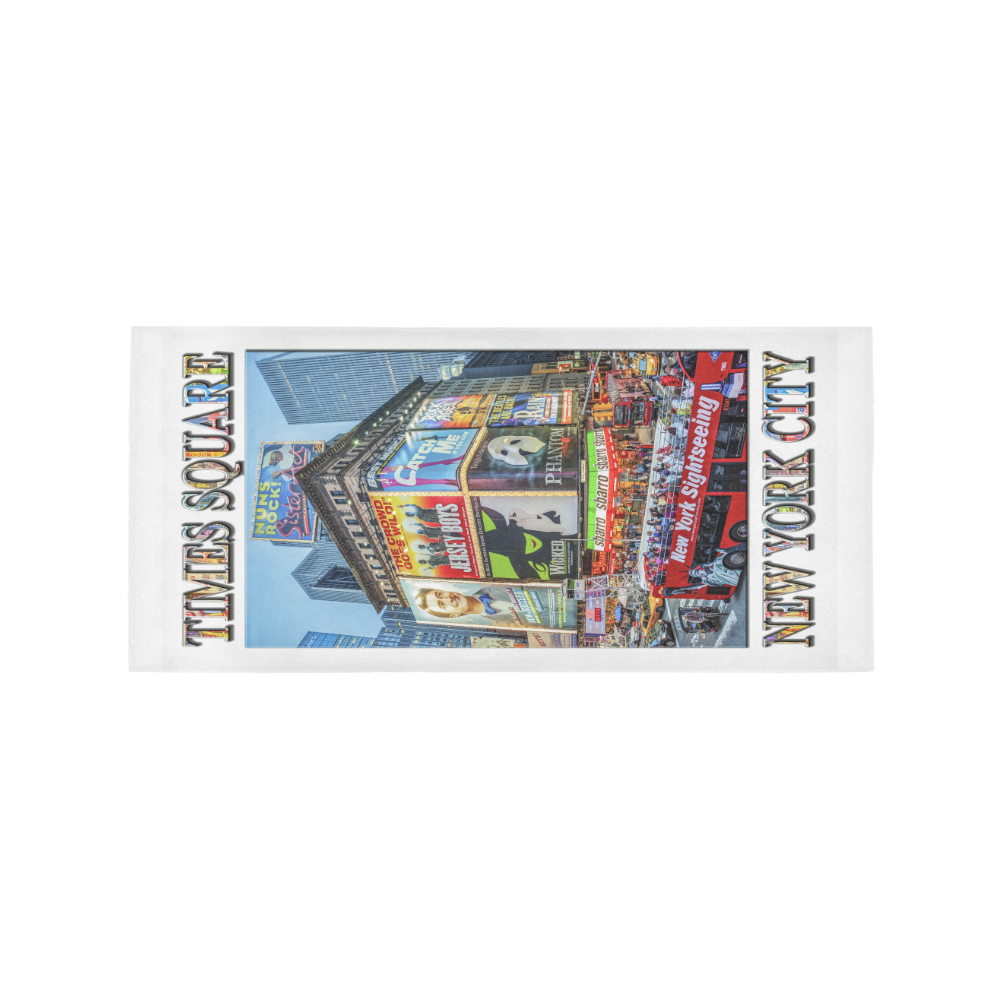 Times Square II poster (vertical) Area Rug 7'x3'3''
