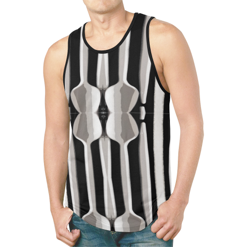 spoon mirroring 2 New All Over Print Tank Top for Men (Model T46)