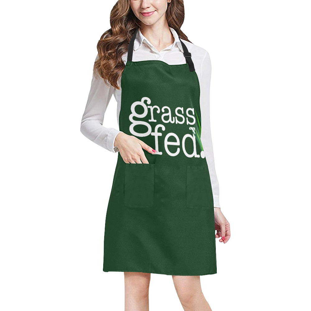 Grass Fed All Over Print Apron