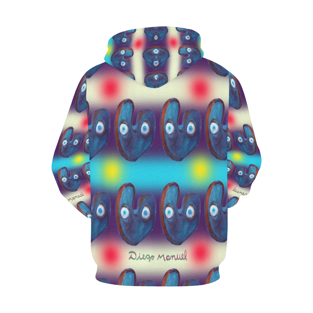 graffiti-real-19-tapiz-5 All Over Print Hoodie for Men/Large Size (USA Size) (Model H13)