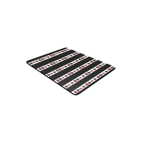 Playing Card Symbols Stripes Rectangle Mousepad