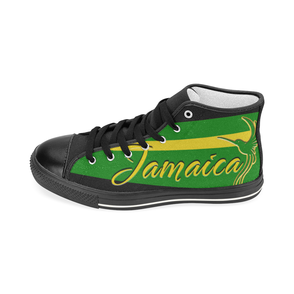 jamaica high top Men’s Classic High Top Canvas Shoes (Model 017)
