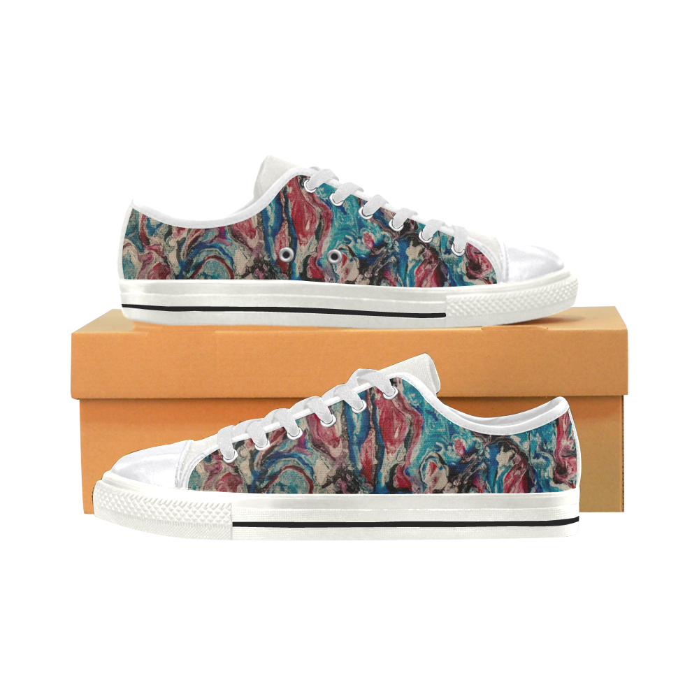 Art Pop Women's Classic Canvas Shoes (Model 018)