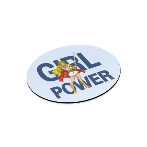 Girl Power (She-Ra) Round Mousepad