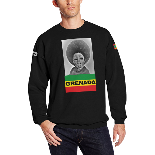 MANUSARTGND All Over Print Crewneck Sweatshirt for Men (Model H18)
