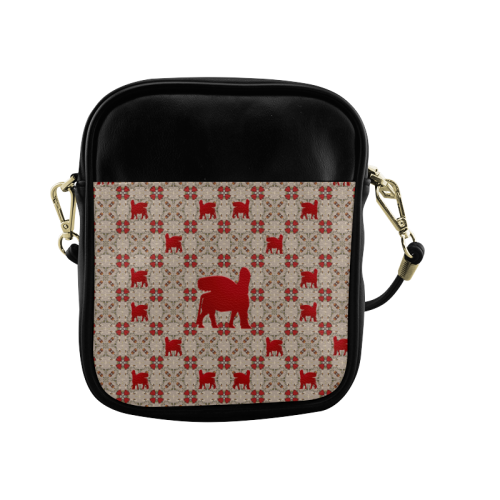 Red Lamassu Sling Bag (Model 1627)