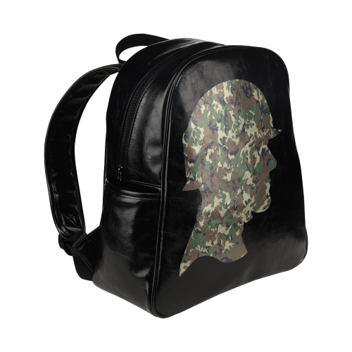Forest Camouflage Soldier Multi-Pockets Backpack (Model 1636)