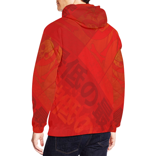 The Lowest of Low Japanese Banner All Over Print Hoodie for Men/Large Size (USA Size) (Model H13)