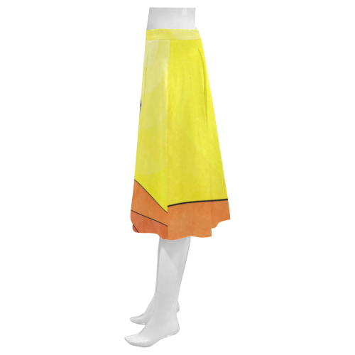 We Only Come Out At Night Mnemosyne Women's Crepe Skirt (Model D16)