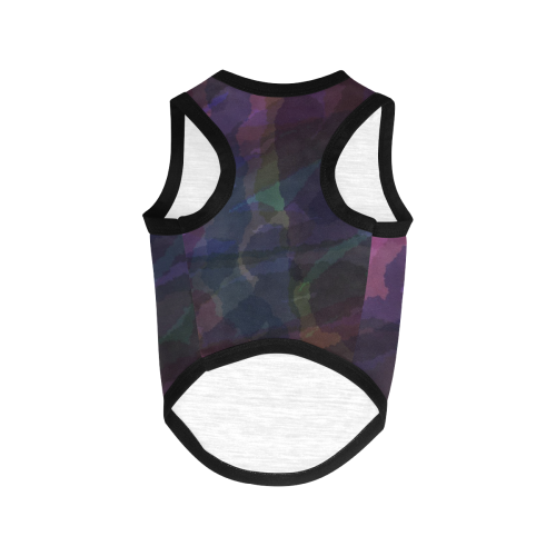 CAMOUFLAGE WATERCOLOR DOG All Over Print Pet Tank Top