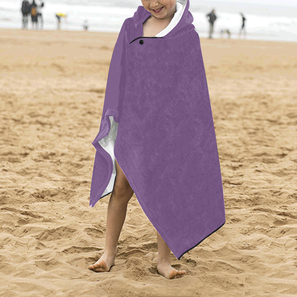 color purple 3515U Kids' Hooded Bath Towels