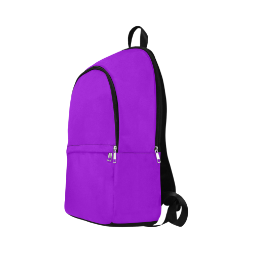 color dark violet Fabric Backpack for Adult (Model 1659)