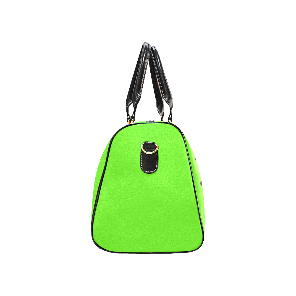 Busa Lime Green New Waterproof Travel Bag/Large (Model 1639)