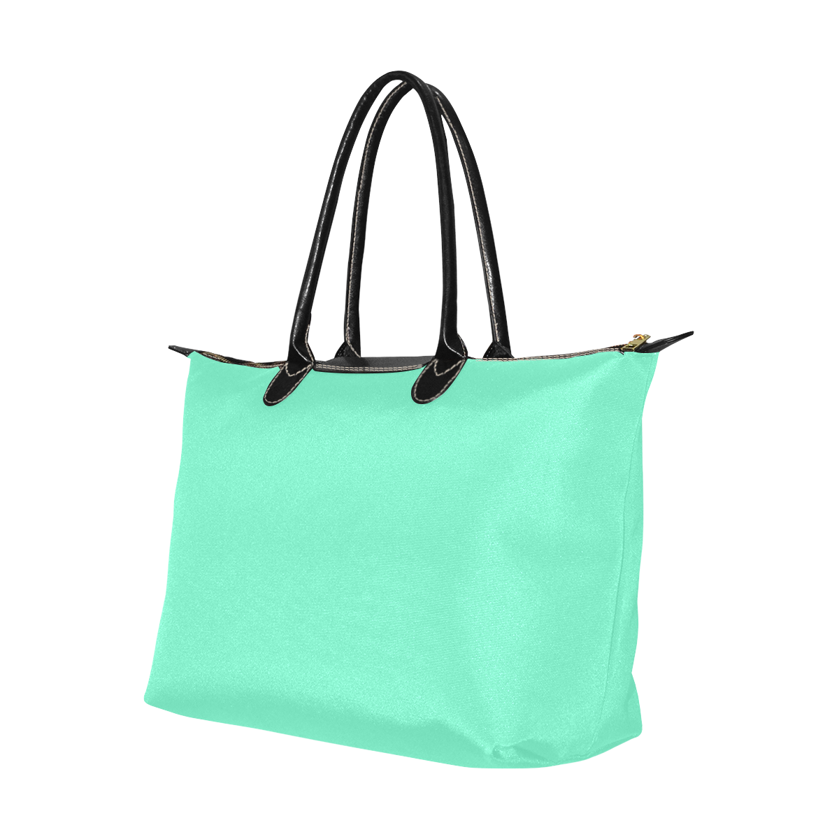color aquamarine Single-Shoulder Lady Handbag (Model 1714)