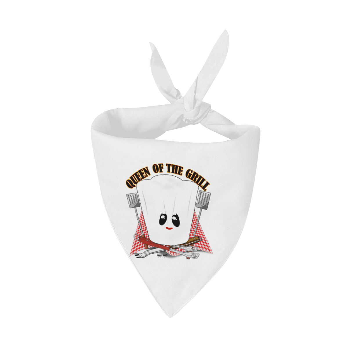 Queen of the Grill - Grill Master Pet Dog Bandana/Large Size