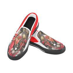 Deco Art Designer Men's Slip-on Canvas Shoes (Model 019)