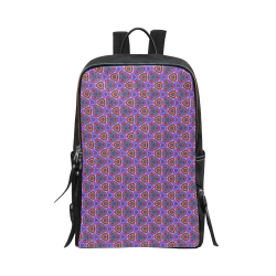 Purple Doodles - Hidden Smiles Unisex Slim Backpack (Model 1664)