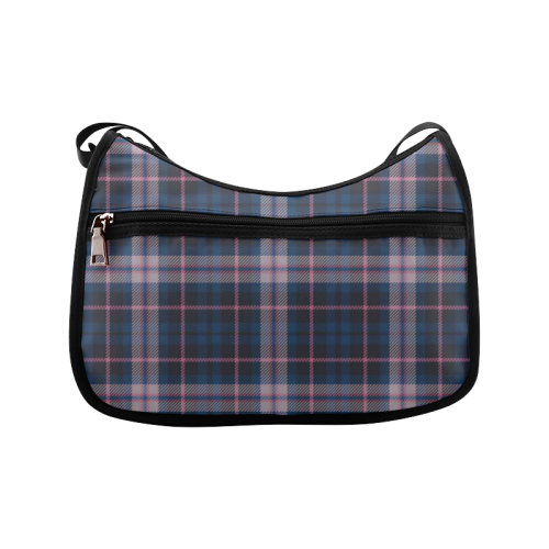 stripe blue pink Crossbody Bags (Model 1616)