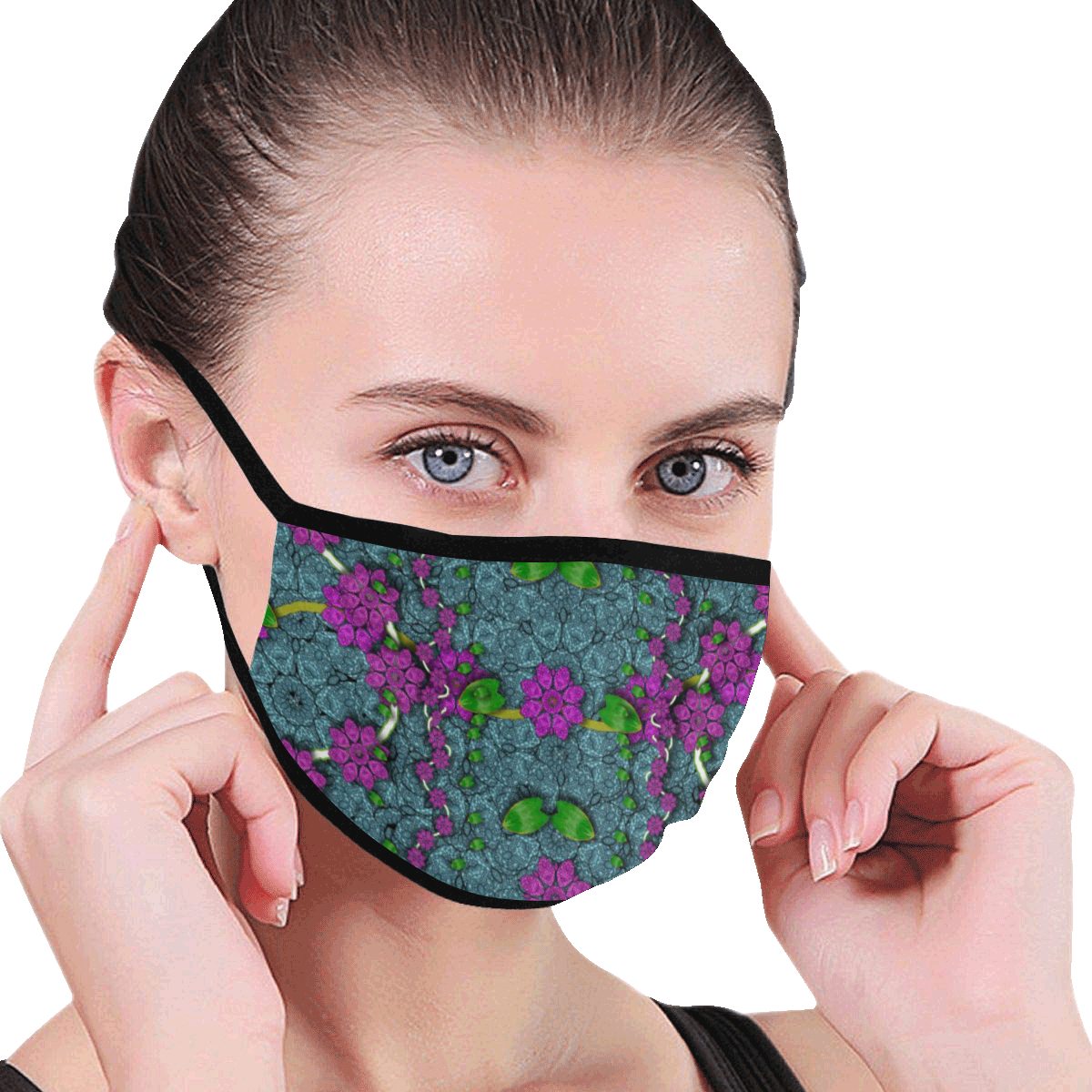 the most beautiful flower forest on earth Mouth Mask