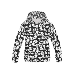 Panda Pattern All Over Print Hoodie for Kid (USA Size) (Model H13)