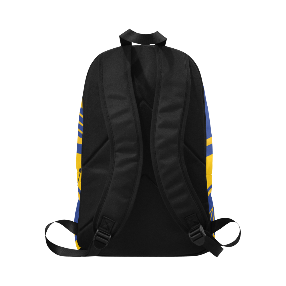 Golden State Warriors Yellow Fabric Backpack for Adult (Model 1659)