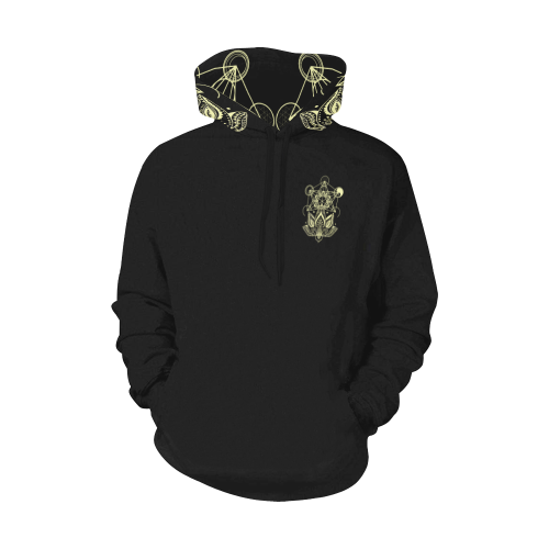 Lotus Metatron Real All Over Print Hoodie for Men/Large Size (USA Size) (Model H13)