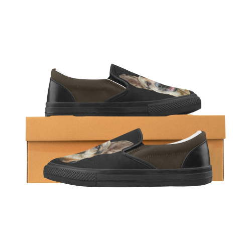 best GSD shoe Women's Unusual Slip-on Canvas Shoes (Model 019)