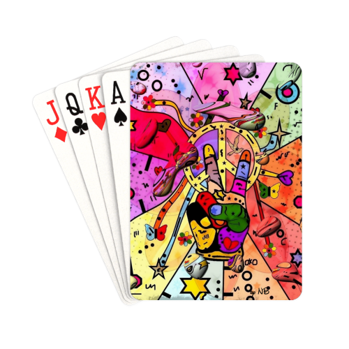 Peace by Nico Bielow Playing Cards 2.5"x3.5"