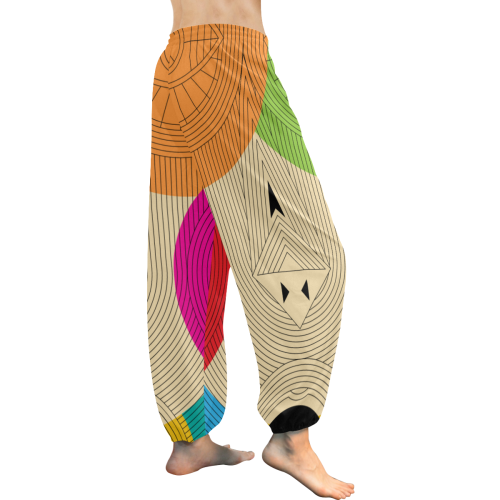 Aztec Ancient Tribal Women's All Over Print Harem Pants (Model L18)