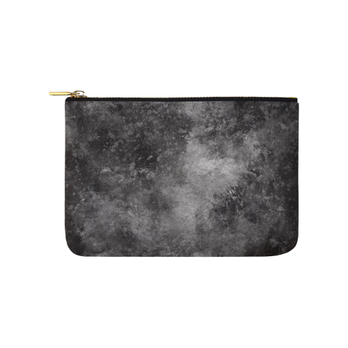 Black Grunge Carry-All Pouch 9.5''x6''