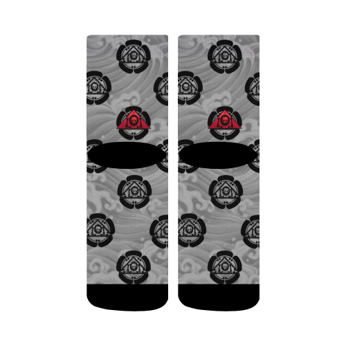 Kamon Acqua Graphite Logo Crew Socks