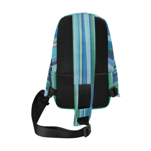 painted stripe 2 Chest Bag (Model 1678)