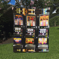 Lucky Slot Machines - Dream Machines Quilt 50"x60"