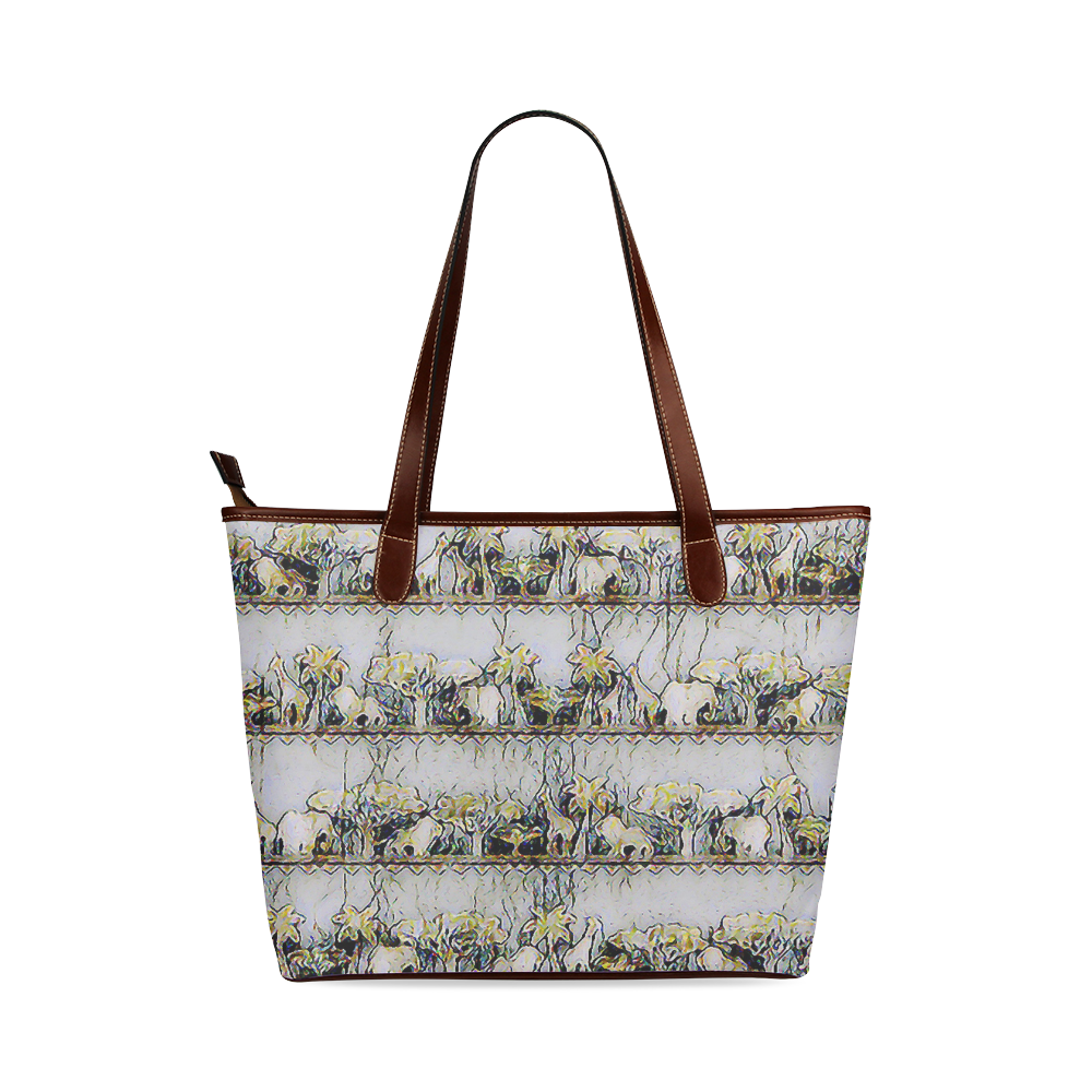 On a Shelf Shoulder Tote Bag (Model 1646)