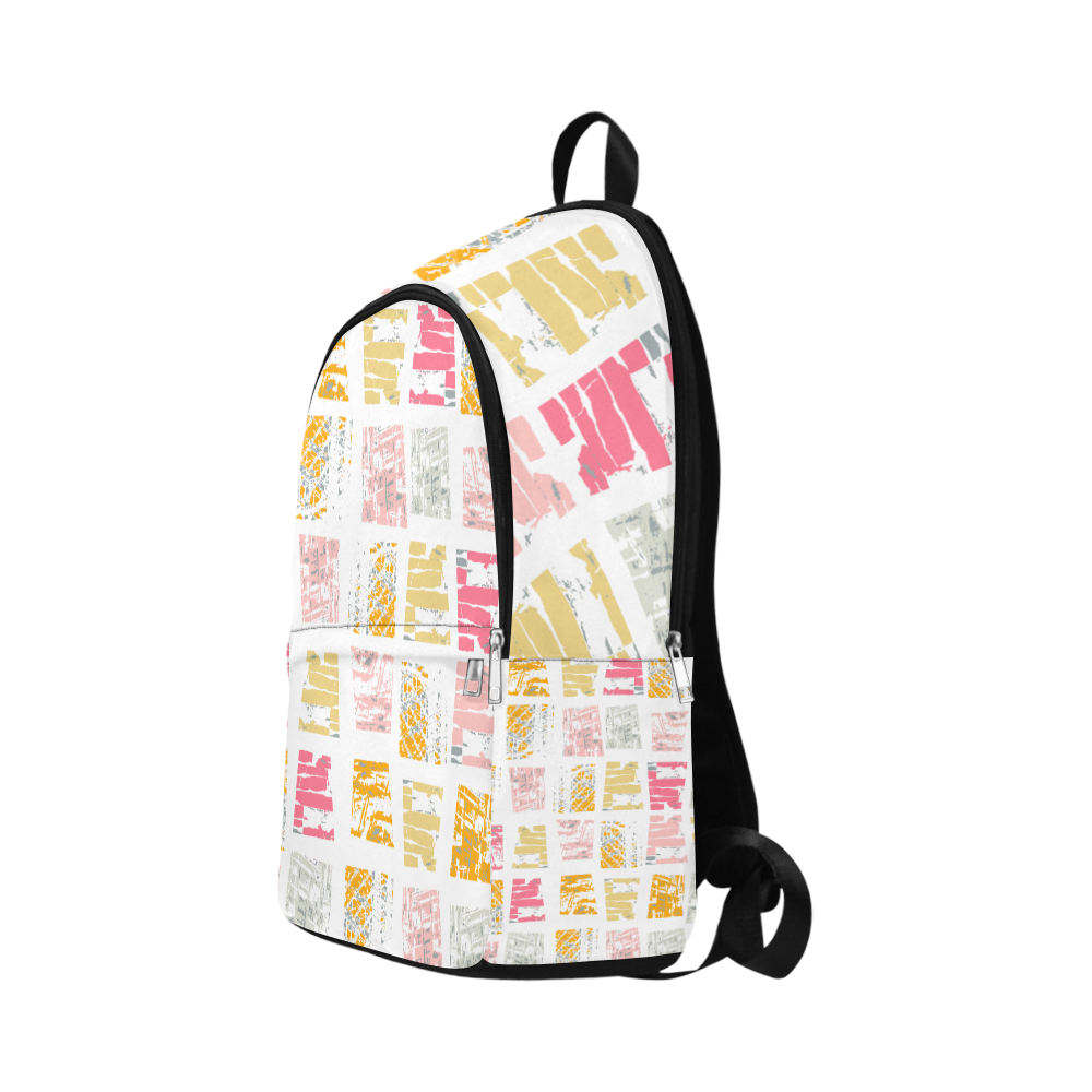 colored squares Fabric Backpack for Adult (Model 1659)