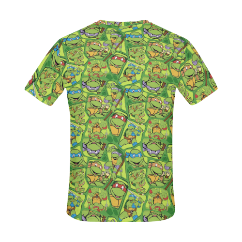 Teenage Mutant Ninja Turtles (TMNT) All Over Print T-Shirt for Men (USA Size) (Model T40)