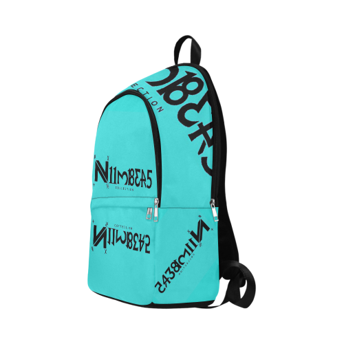 NUMBERS COLLECTION TEAL Fabric Backpack for Adult (Model 1659)