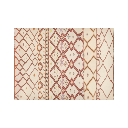 Moroccan rug berber and beige berber patterns inspiration Area Rug7'x5'