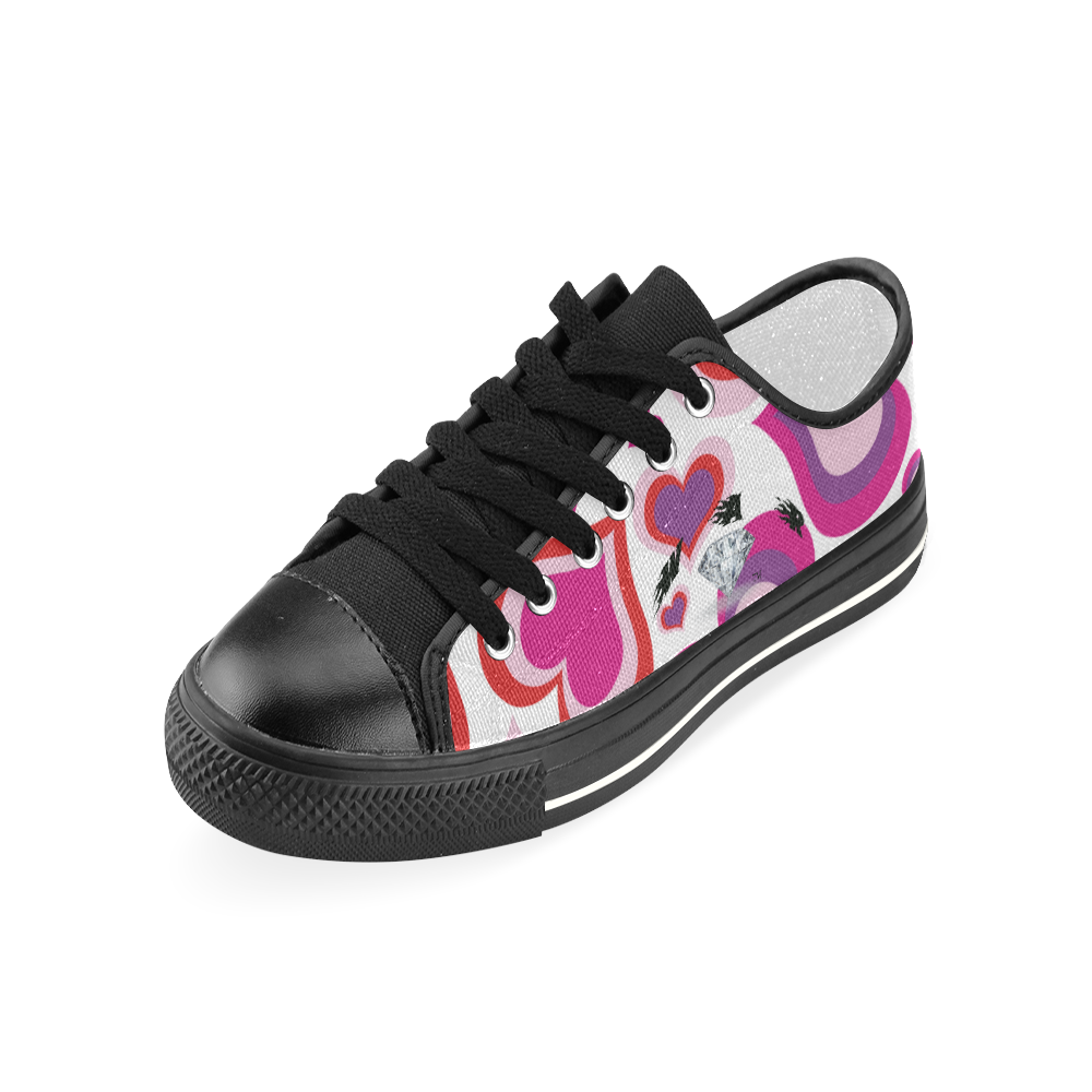 Women canvas shoes Women's Classic Canvas Shoes (Model 018)