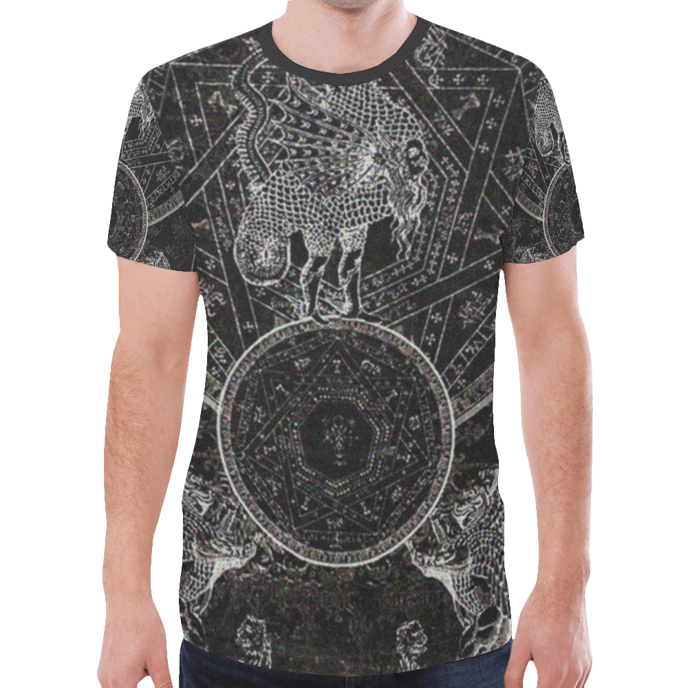 Black Pullet Dark Gothic Underground Graphic Tee New All Over Print T-shirt for Men (Model T45)