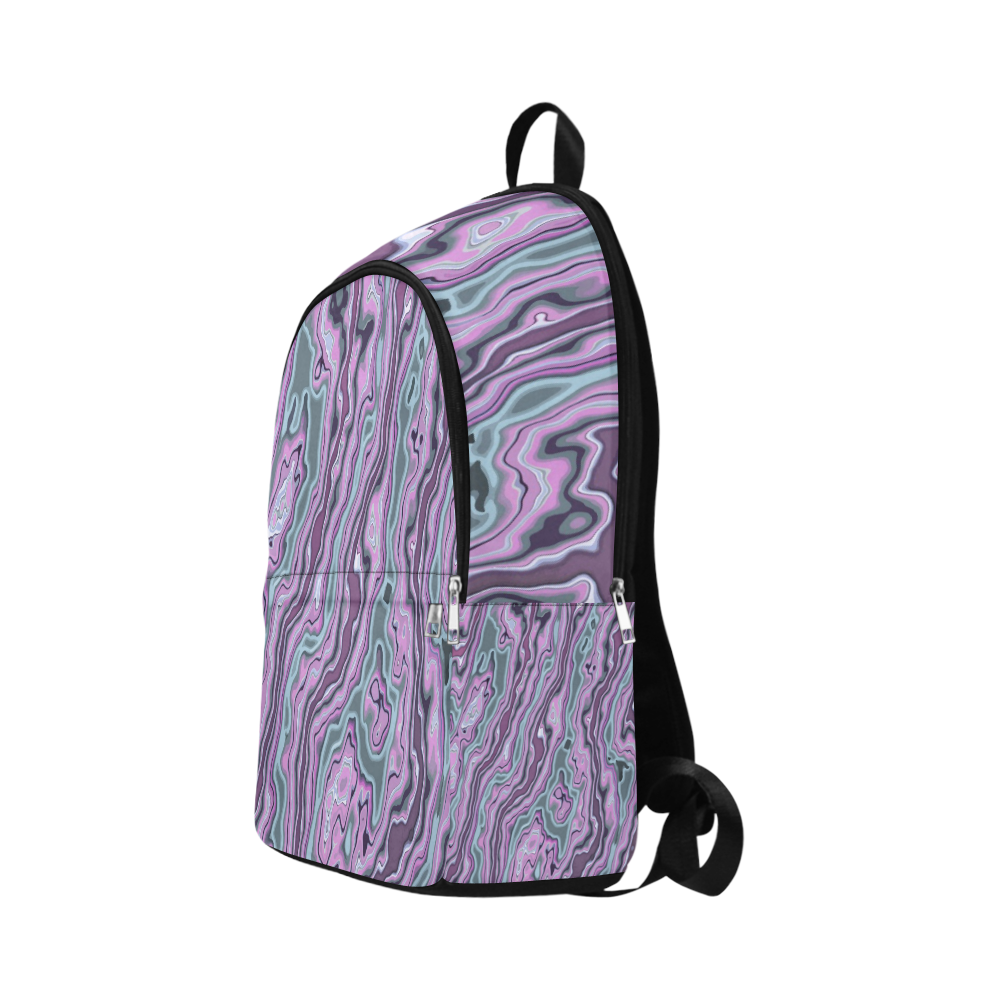 Purple marble Fabric Backpack for Adult (Model 1659)