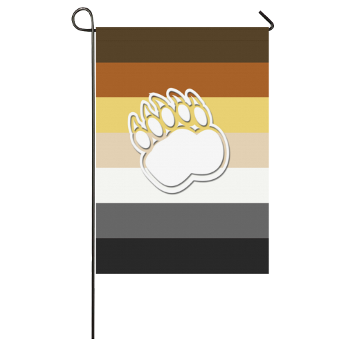 Gay Bear Flag Garden Flag 28''x40'' （Without Flagpole）