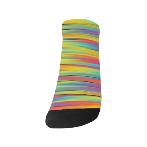 Rainbow Swirl Men's Ankle Socks
