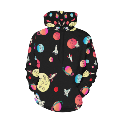 Far Out Hoodie All Over Print Hoodie for Women (USA Size) (Model H13)