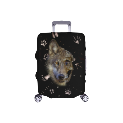 Shaman Totem Wolf Luggage Cover/Small 18"-21"