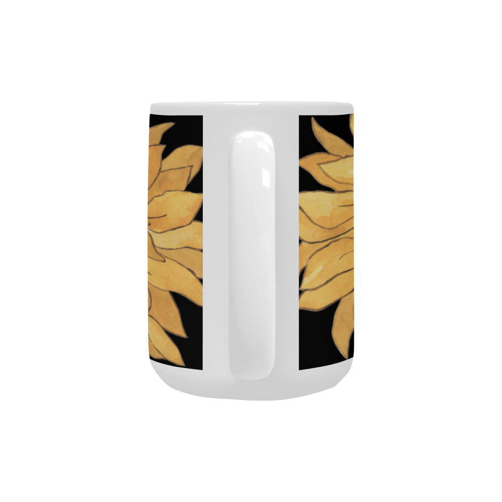 LG Sunflower Custom Ceramic Mug (15OZ)