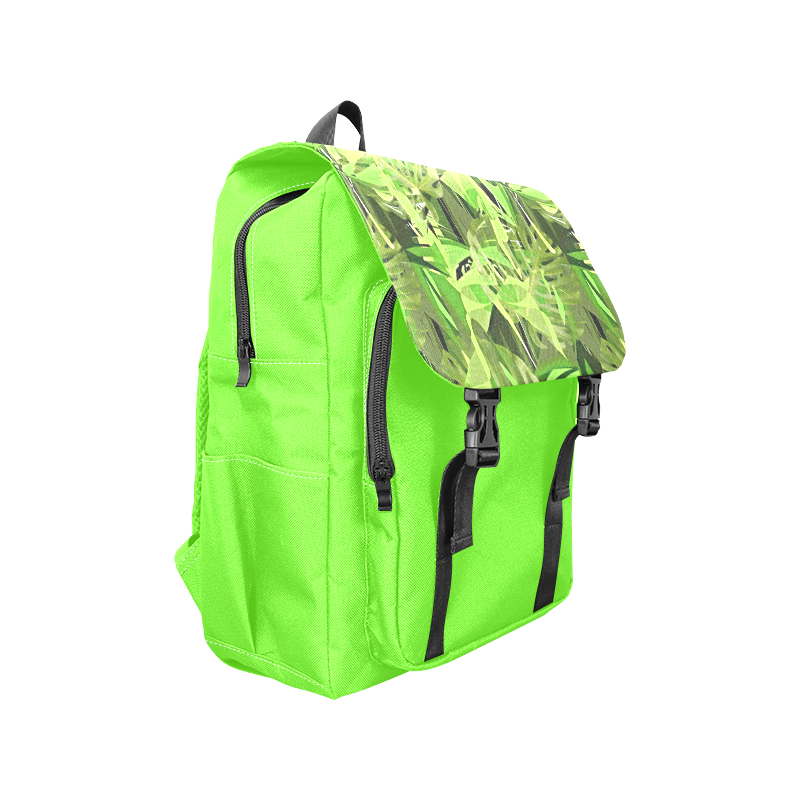 Tropical Jungle Leaves Camouflage Casual Shoulders Backpack (Model 1623)